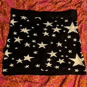 H&M Divided star pattern skirt L reversible punk